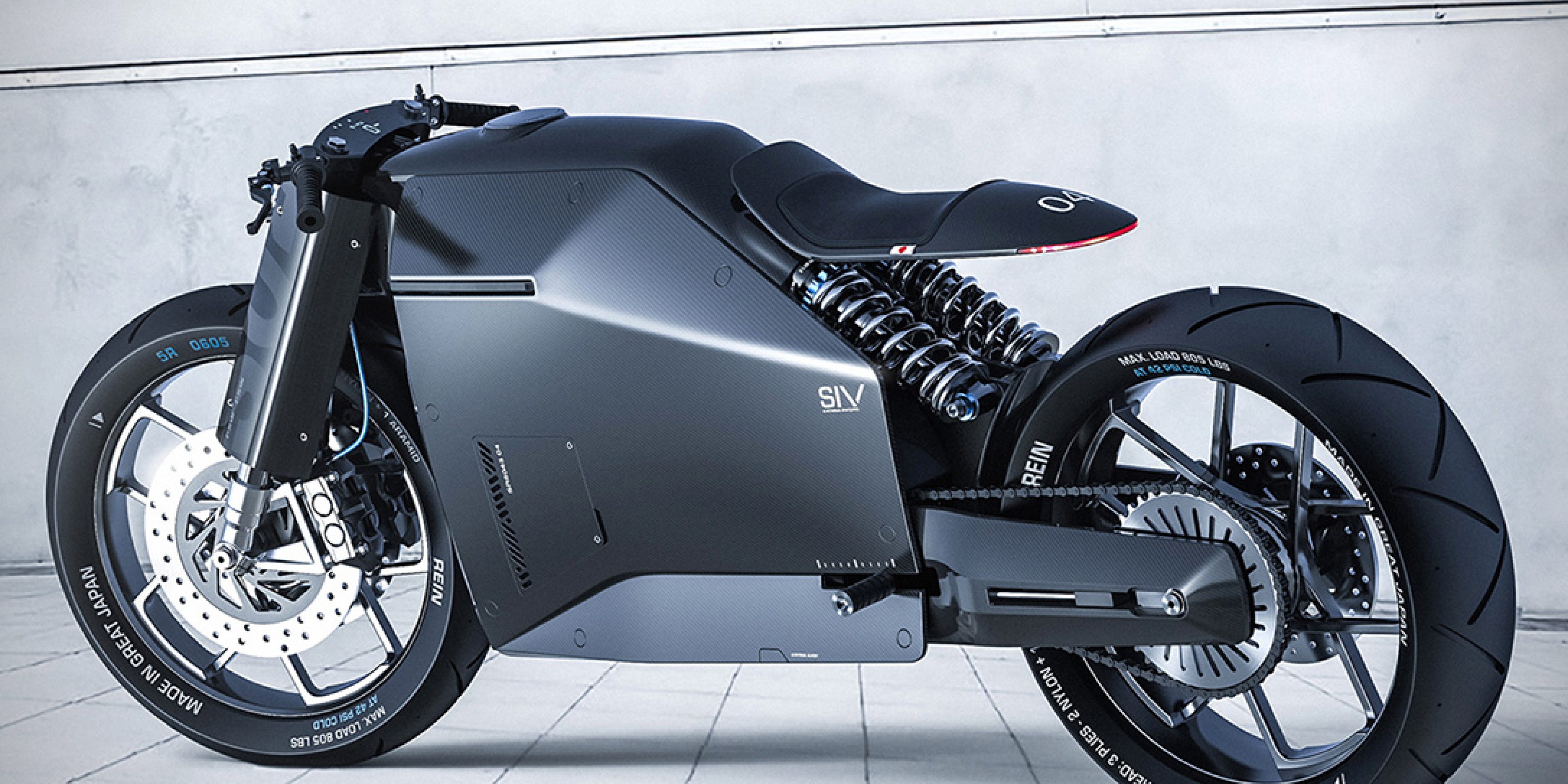 日本武士精神。Samurai Carbon Fiber Motorcycle