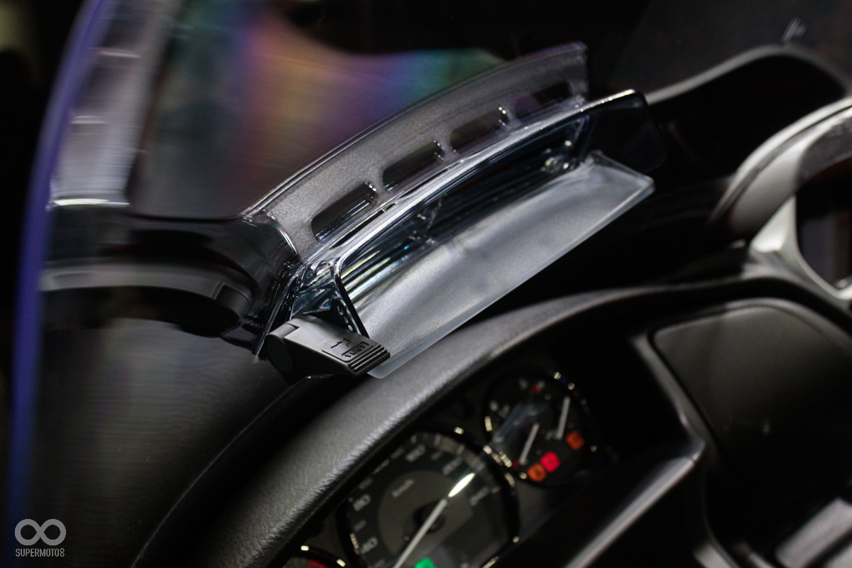 風鏡上留有進風口,讓騎士冬暖夏涼